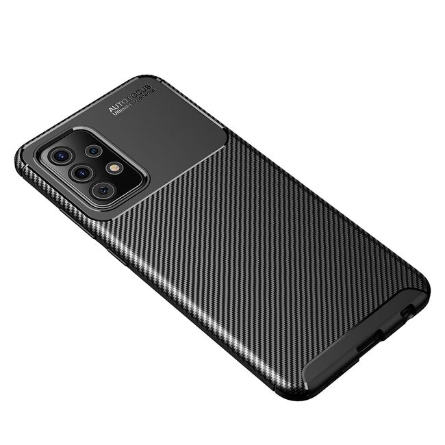 Husa Samsung Galaxy A52, A52s Techsuit CarbonFiber, negru