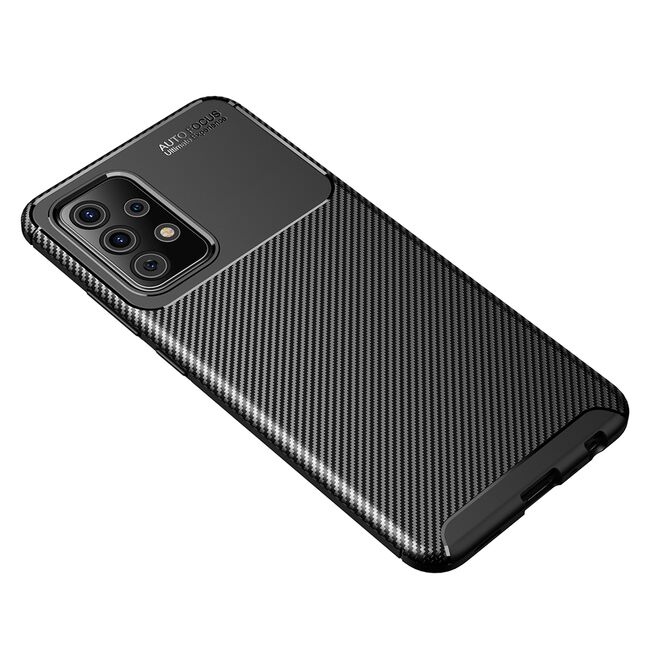 Husa Samsung Galaxy A52, A52s Techsuit CarbonFiber, negru