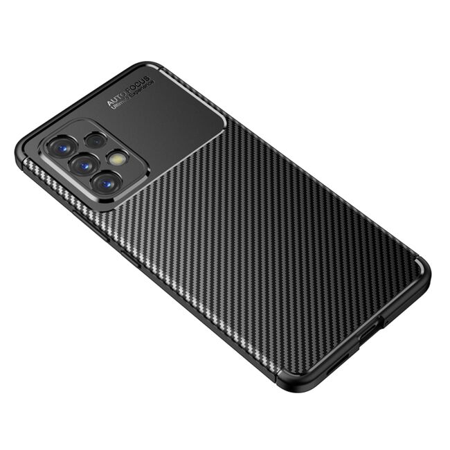 Husa Samsung Galaxy A53 5G Techsuit CarbonFiber, negru