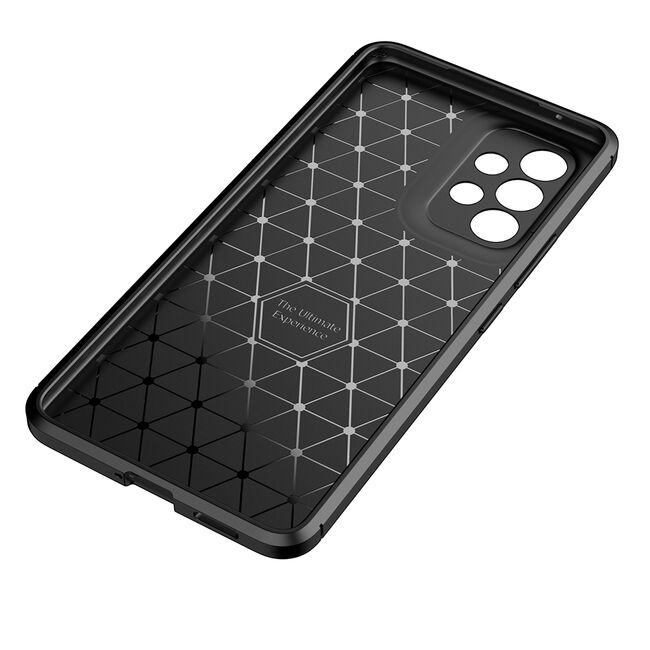 Husa Samsung Galaxy A53 5G Techsuit CarbonFiber, negru