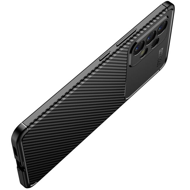 Husa Samsung Galaxy A53 5G Techsuit CarbonFiber, negru