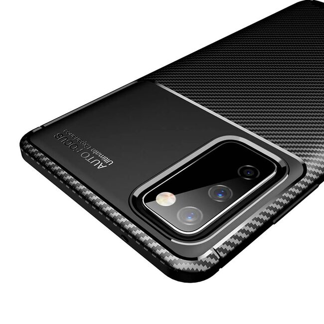 Husa Samsung Galaxy S20 FE Techsuit CarbonFiber, negru