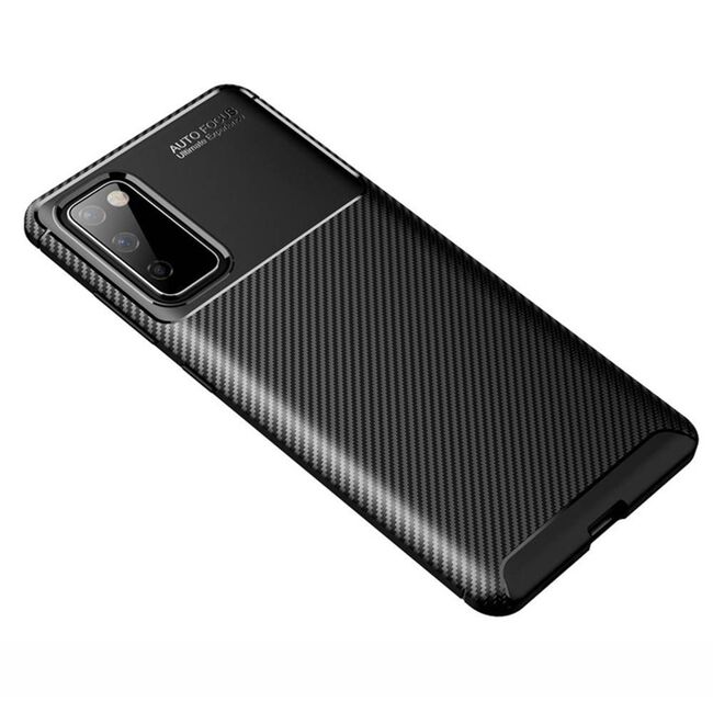Husa Samsung Galaxy S20 Plus Techsuit CarbonFiber, negru