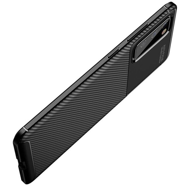 Husa Samsung Galaxy S20 Plus Techsuit CarbonFiber, negru