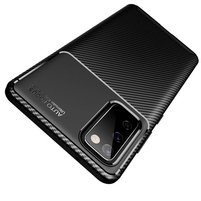 Husa Samsung Galaxy S20 Plus Techsuit CarbonFiber, negru