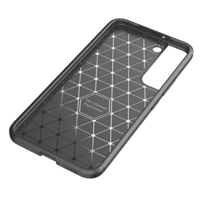 Husa Samsung Galaxy S21 Plus 5G Techsuit CarbonFiber, negru