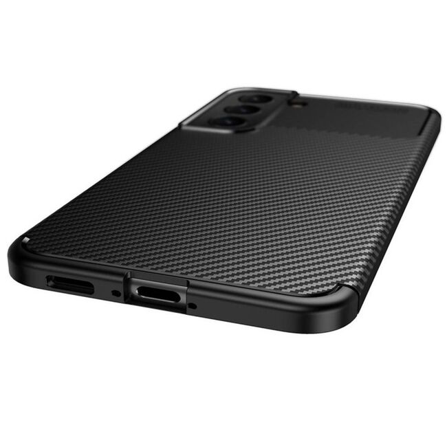 Husa Samsung Galaxy S22 5G Techsuit CarbonFiber, negru