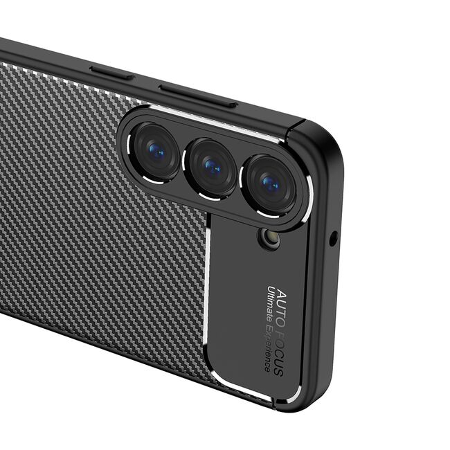 Husa Samsung Galaxy S23 Plus Techsuit CarbonFiber, negru
