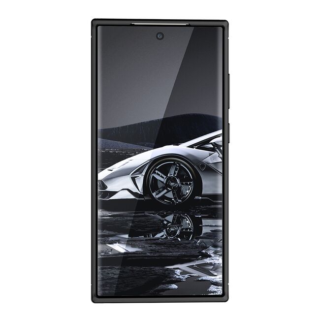 Husa Samsung Galaxy S23 Ultra Techsuit CarbonFiber, negru