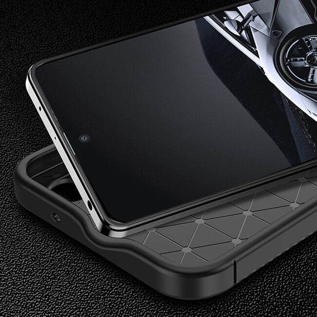 Husa Samsung Galaxy Xcover7 Techsuit CarbonFiber, negru