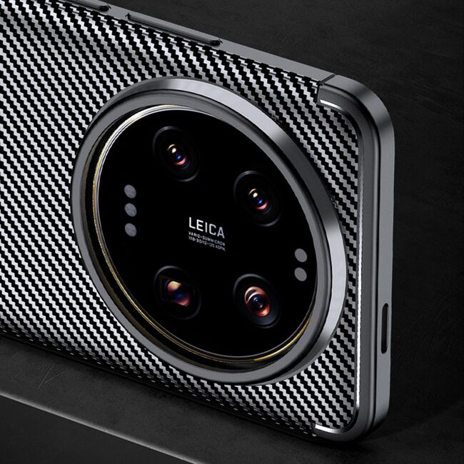 Husa Xiaomi 14 Ultra Techsuit CarbonFiber, negru