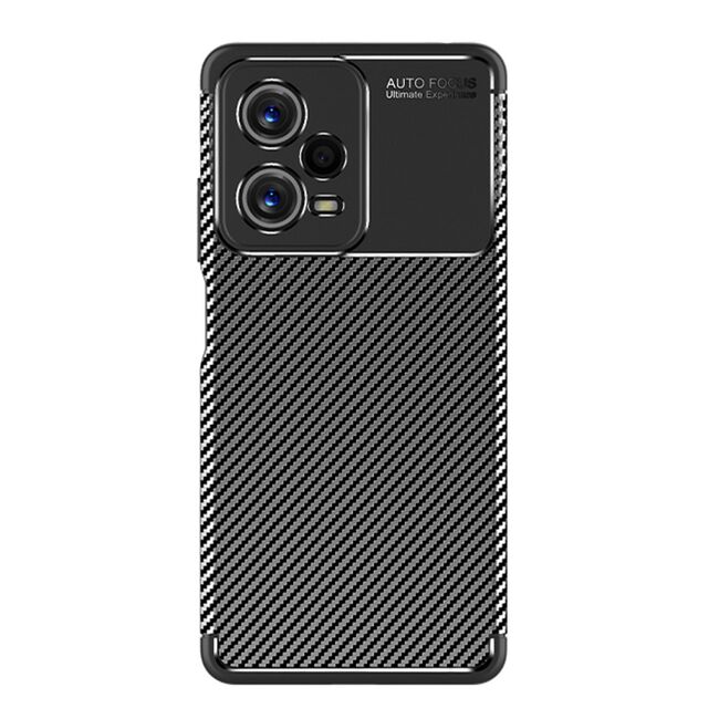 Husa Xiaomi Redmi Note 12 5G Techsuit CarbonFiber, negru