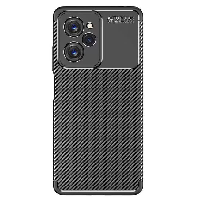 Husa Xiaomi Redmi Note 12 Pro Techsuit CarbonFiber, negru
