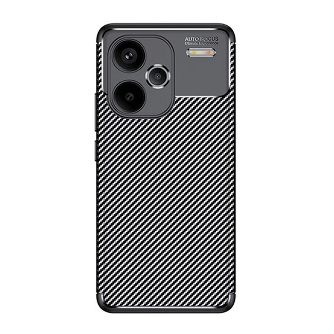 Husa Xiaomi Redmi Note 13 Pro+ 5G Techsuit CarbonFiber, negru