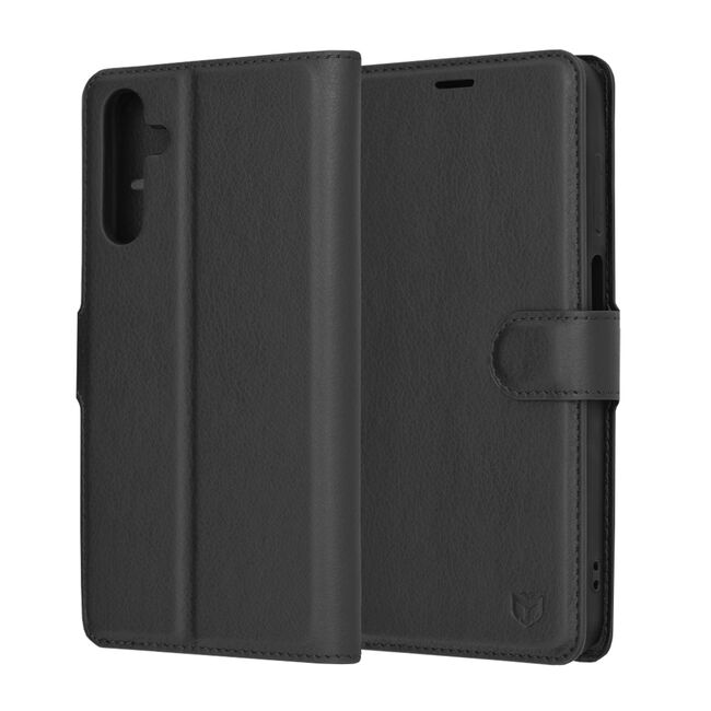 Husa pentru Samsung Galaxy A15 Wallet tip carte, negru