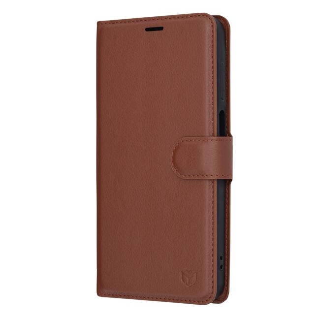 Husa Samsung Galaxy A15 4G Techsuit Leather Folio, maro