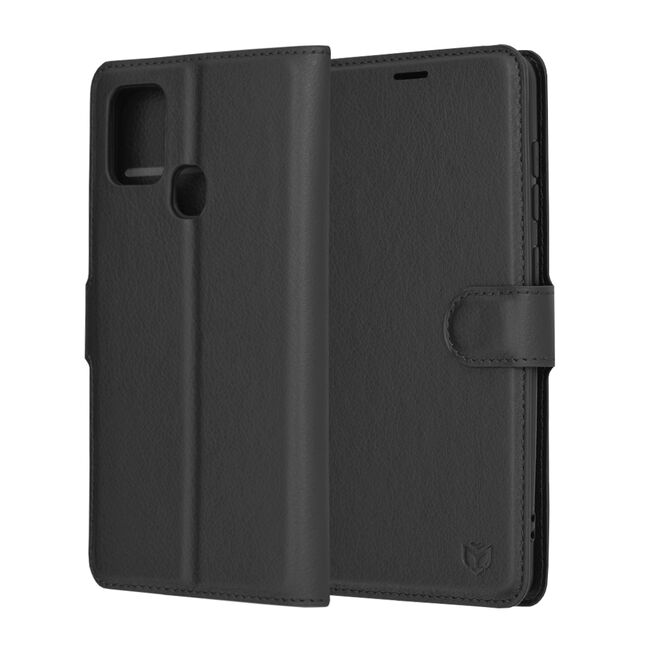 Husa Samsung Galaxy A21s Techsuit Leather Folio, negru