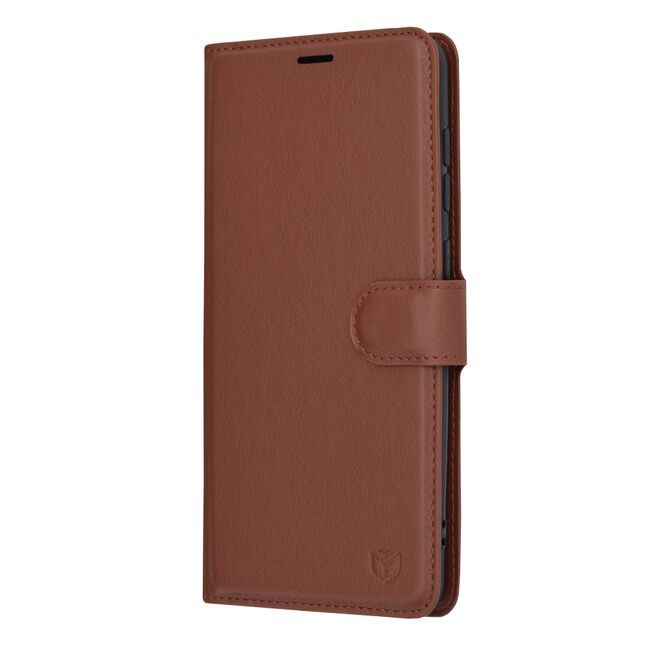 Husa Samsung Galaxy A21s Techsuit Leather Folio, maro