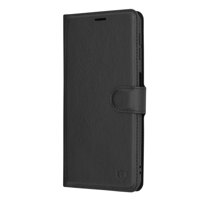 Husa Samsung Galaxy A7 2018 Techsuit Leather Folio, negru