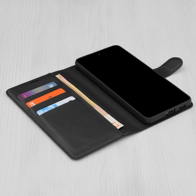 Husa Samsung Galaxy A7 2018 Techsuit Leather Folio, negru