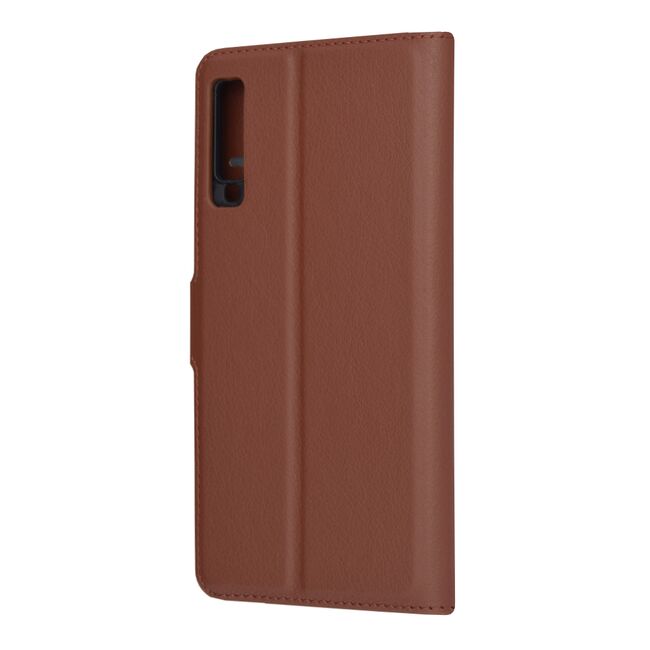 Husa Samsung Galaxy A7 2018 Techsuit Leather Folio, maro