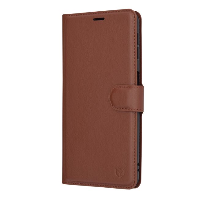 Husa Samsung Galaxy A7 2018 Techsuit Leather Folio, maro