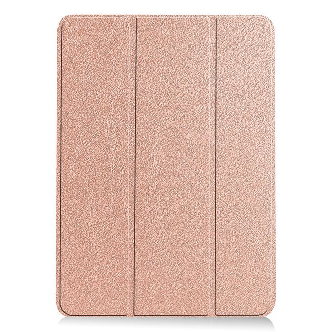 Husa pentru Apple iPad Air 11 2024 / 2025​ M2, M3, cu functie wake-up/sleep, tip stand, rose gold