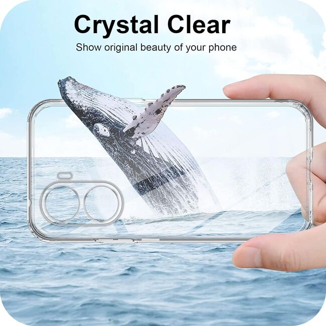 Husa pentru Huawei Nova 12 SE Slim Anti-Shock 1.5mm, protectie lentile, transparent