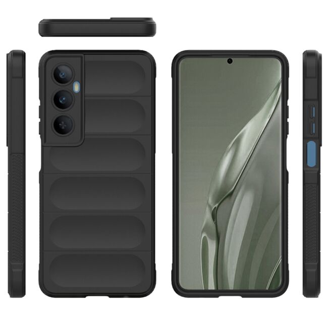 Husa pentru Realme C65 Liquid Silicone, Microfibre Lining, Non-Slip Airbag Design, bordeaux