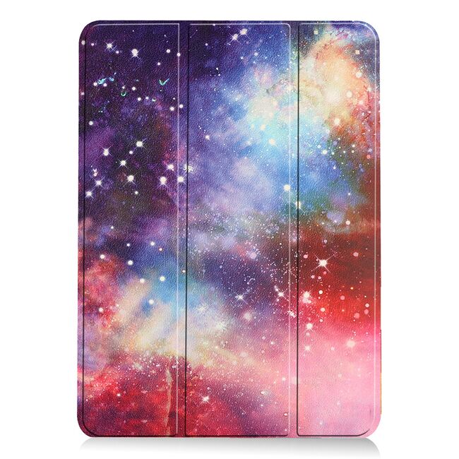 Husa pentru Apple iPad Air 11 2024 / 2025​ M2, M3, cu functie wake-up/sleep, tip stand, galaxy