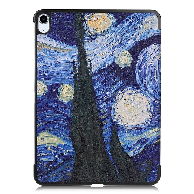 Husa pentru Apple iPad Air 11 2024 / 2025​ M2, M3, cu functie wake-up/sleep, tip stand, starry night