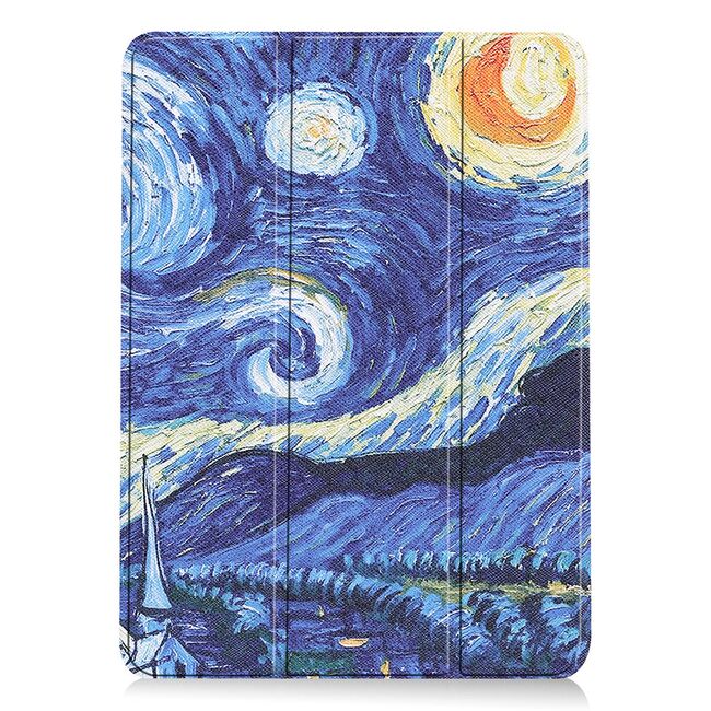 Husa pentru Apple iPad Air 11 2024 / 2025​ M2, M3, cu functie wake-up/sleep, tip stand, starry night