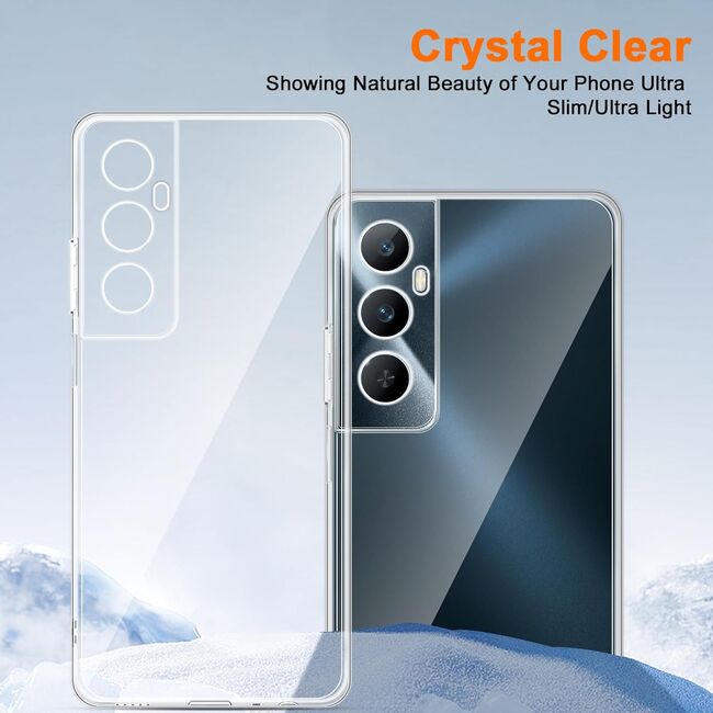 Husa pentru Realme C65 Slim Anti-Shock 1.5mm, Transparent