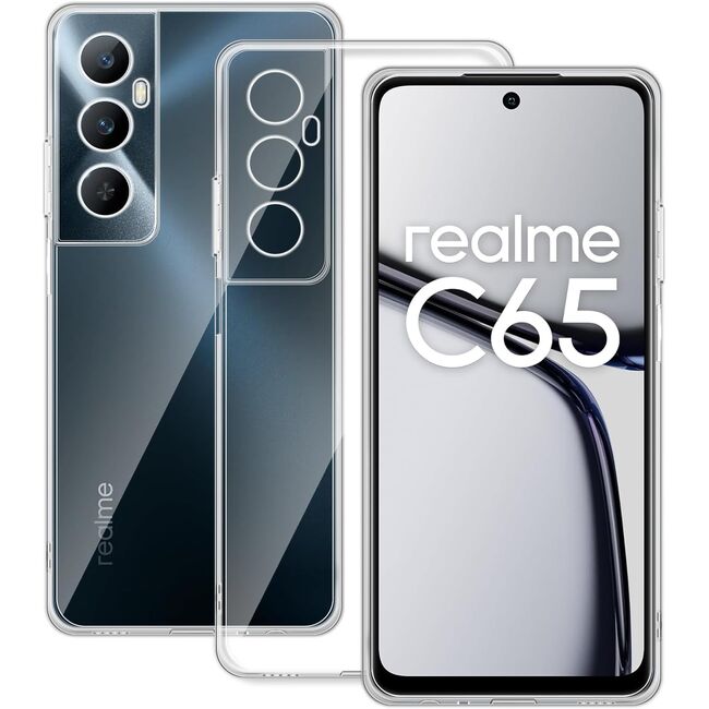 Husa pentru Realme C65 Slim Anti-Shock 1.5mm, Transparent