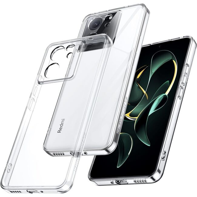 Husa pentru Xiaomi 13T / 13T Pro Slim & Light Anti Shock 1.5mm, Transparent
