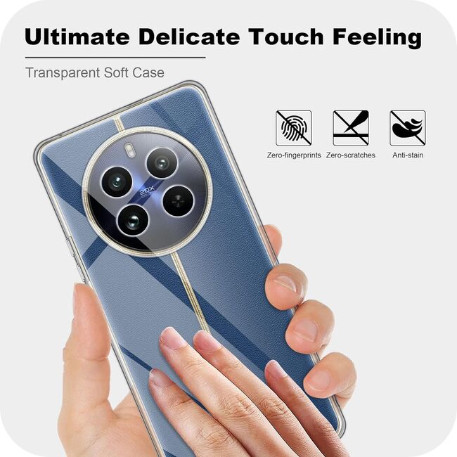 Husa pentru Realme 12 Pro 5G / Realme 12 Pro+ 5G Anti-Shock 1.5mm, transparent
