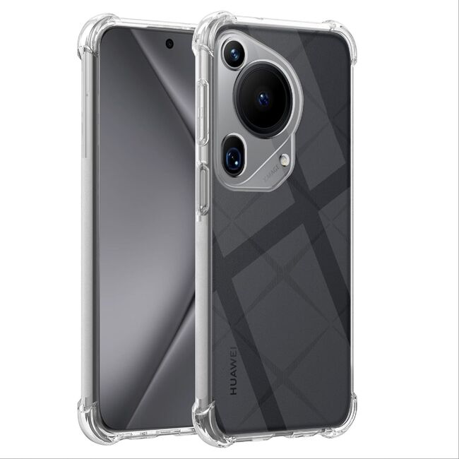 Husa pentru Honor Pura 70 Ultra Slim Anti-Shock 1.5mm reinforced corners, Transparent