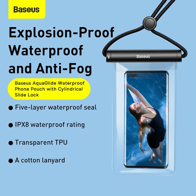 Husa waterproof impermeabila IPX8 Baseus P60263701113-00