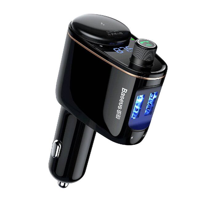 Transmitator auto Bluetooth, incarcator masina Baseus S-06