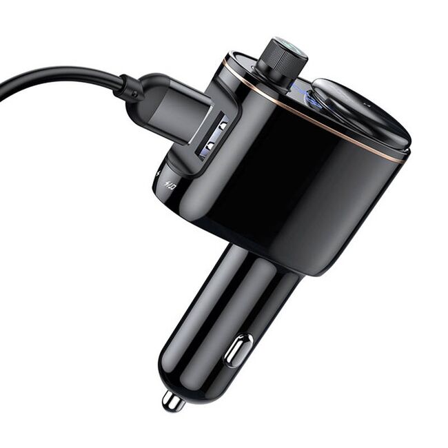 Transmitator auto Bluetooth, incarcator masina Baseus S-06