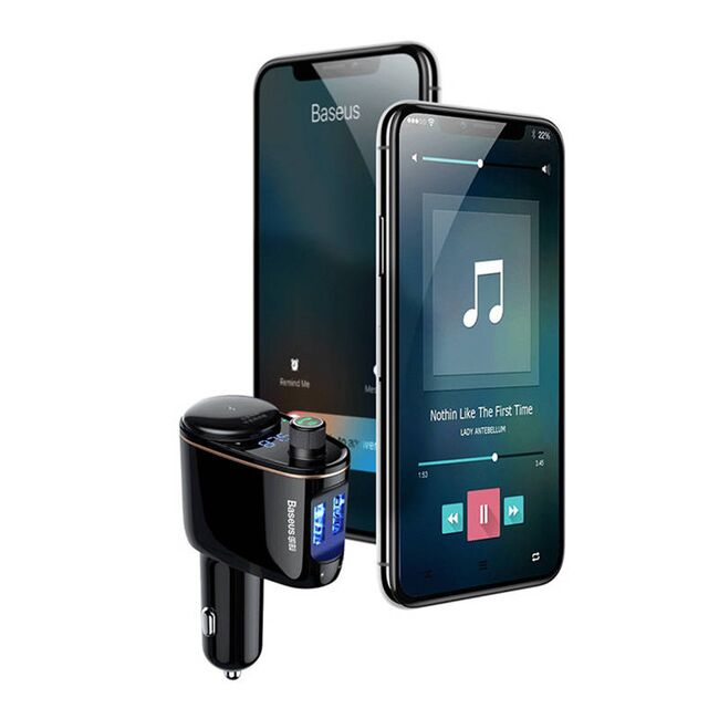 Transmitator auto Bluetooth, incarcator masina Baseus S-06
