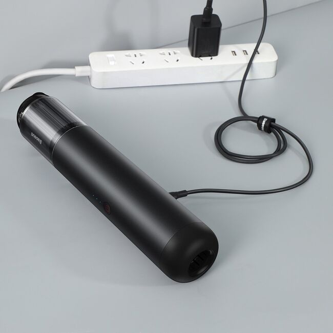 Aspirator auto cu acumulator, filtru HEPA Baseus A3, CRXCQA3-0A, negru