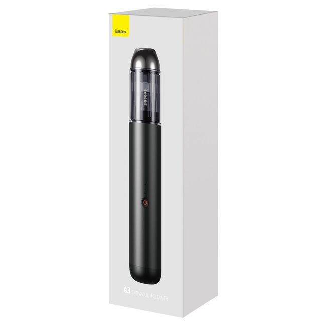 Aspirator auto cu acumulator, filtru HEPA Baseus A3, CRXCQA3-0A, negru