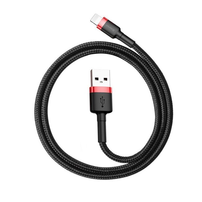 Cablu date Lightning Baseus, 2.4A, 480Mbps, 0.5m, CALKLF-A19