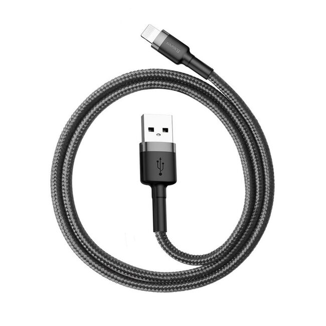 Cablu de date Lightning Baseus, 2.4A, 480Mbps, 50cm, CALKLF-AG1