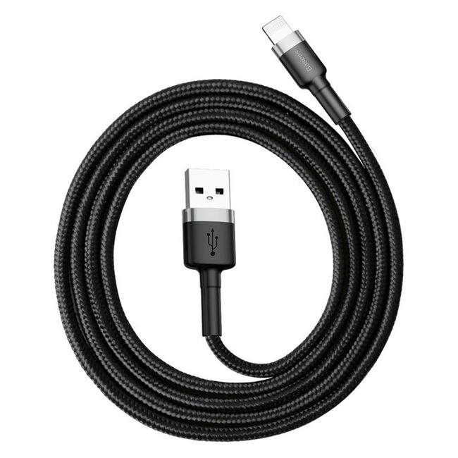 Cablu date Lightning Baseus, 2.4A, 480Mbps, 1m, CALKLF-BG1