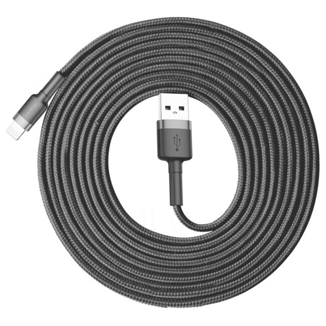 Cablu de date Lightning Baseus, 2A, 3m, CALKLF-RG1