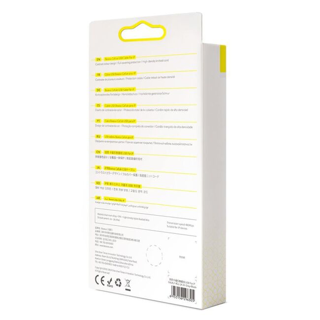 Cablu de date Lightning Baseus, 2A, 3m, CALKLF-RG1