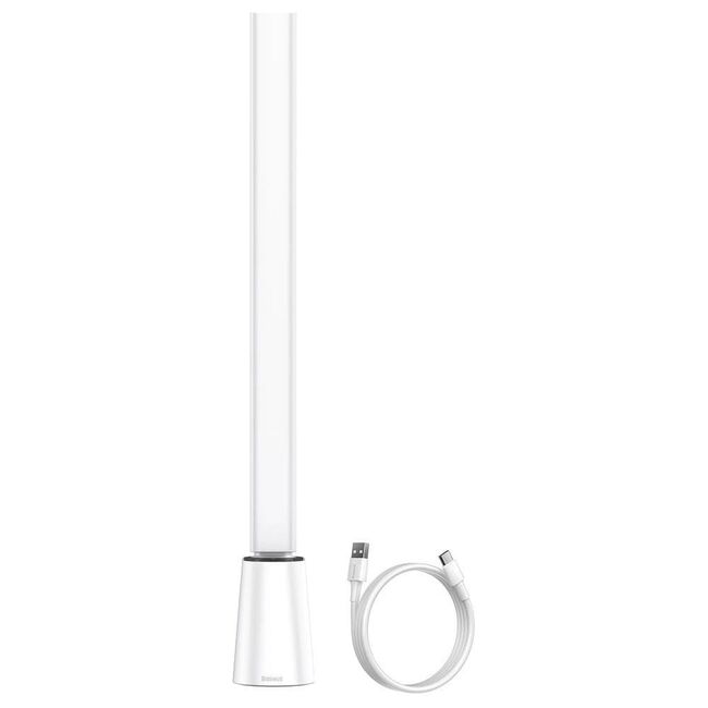 Lampa LED interior Baseus Desk Lamp Smart Eye, reincarcabila, 2200mAh, alb, DGZG-02