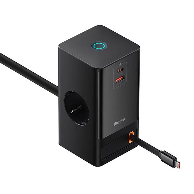Prelungitor priza Shuko 65W USB, 2xType-C Baseus, PSLR000301